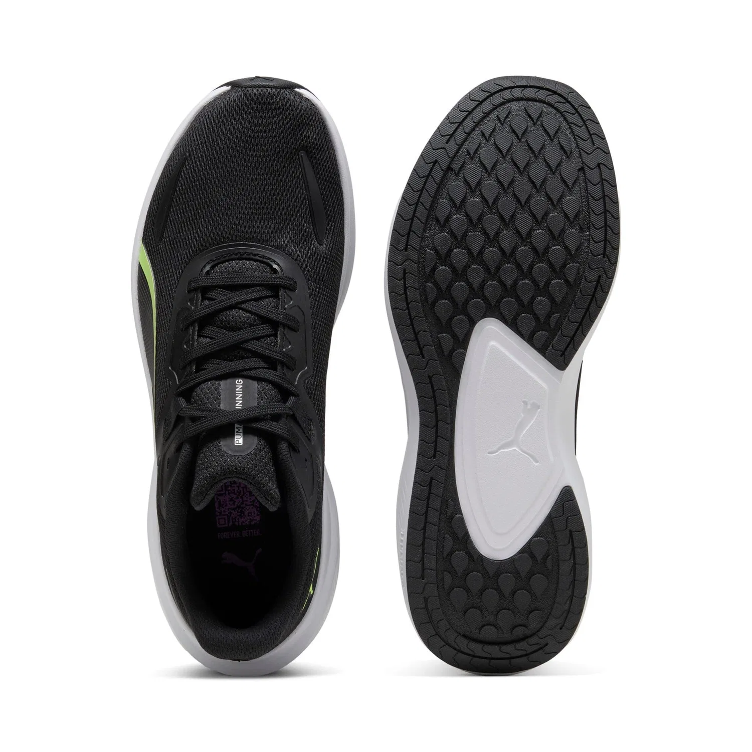 Детские кроссовки для бега Skyrocket Lite Adult PUMA PUMA Black Yellow Alert — фото 4