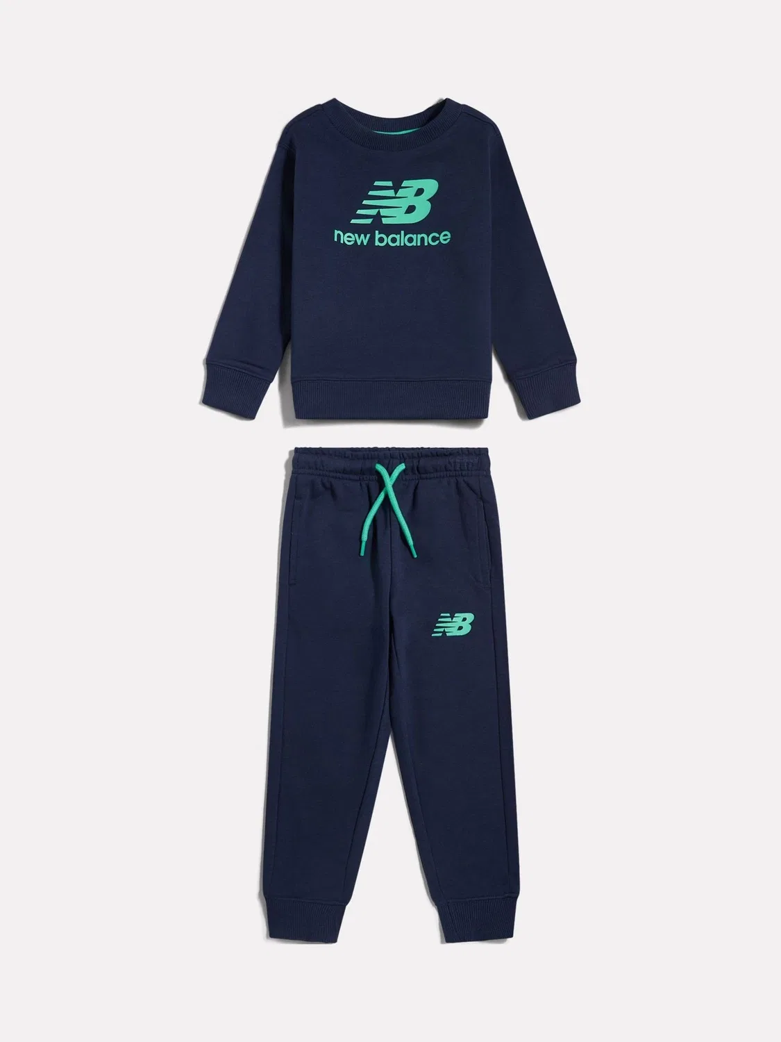 Спортивный костюм New Balance Stacked Logo, синий