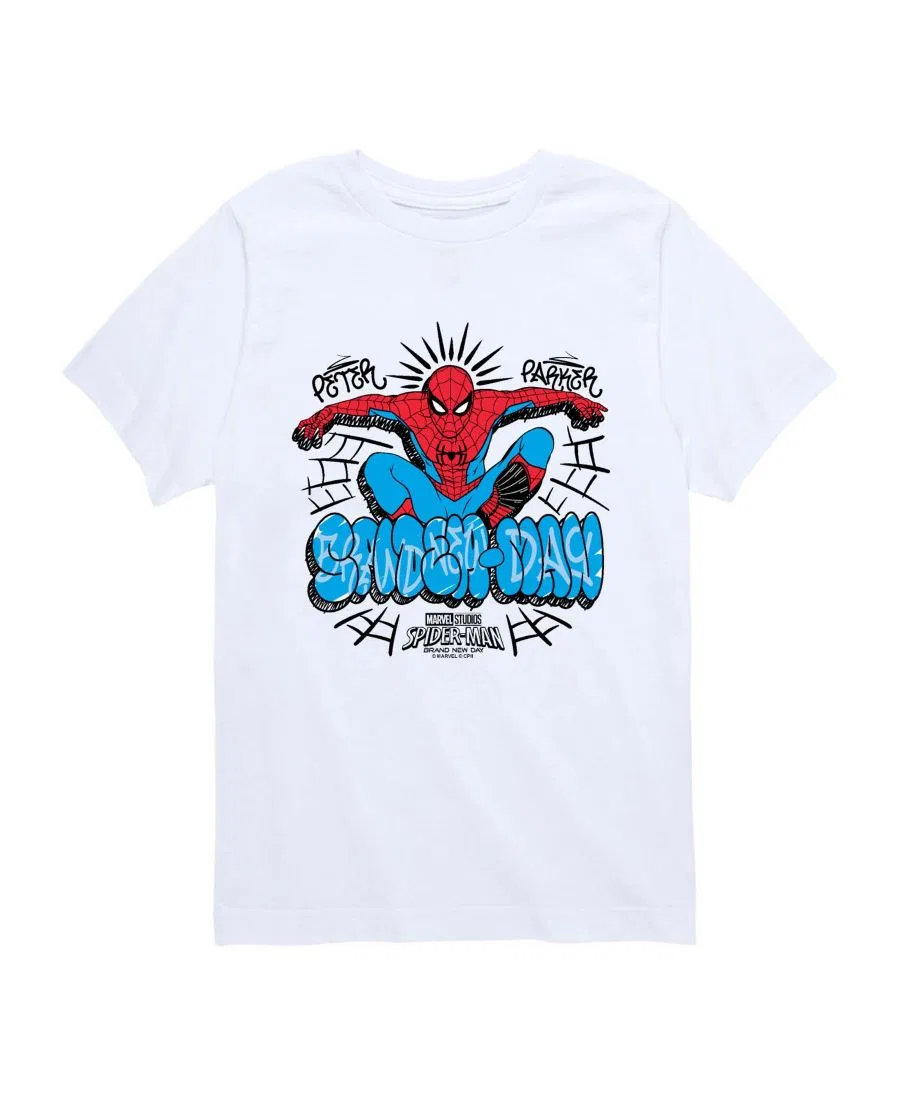 Футболка с принтом Spider-Man Brand New Day Peter Parker Marvel, White