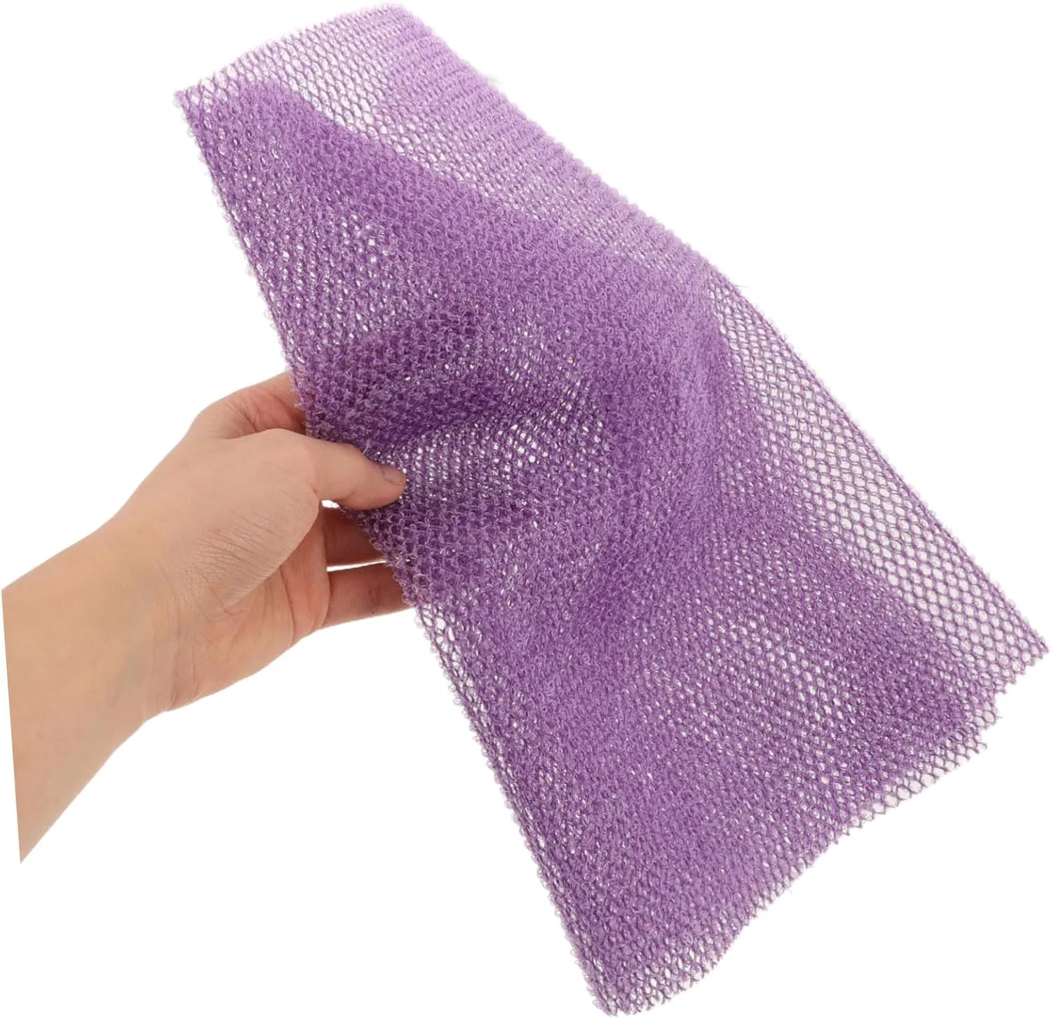 Мочалка-сетка для пилинга из нейлона BELLIFFY, 3 шт, 80x30x0.2 см — фото 3