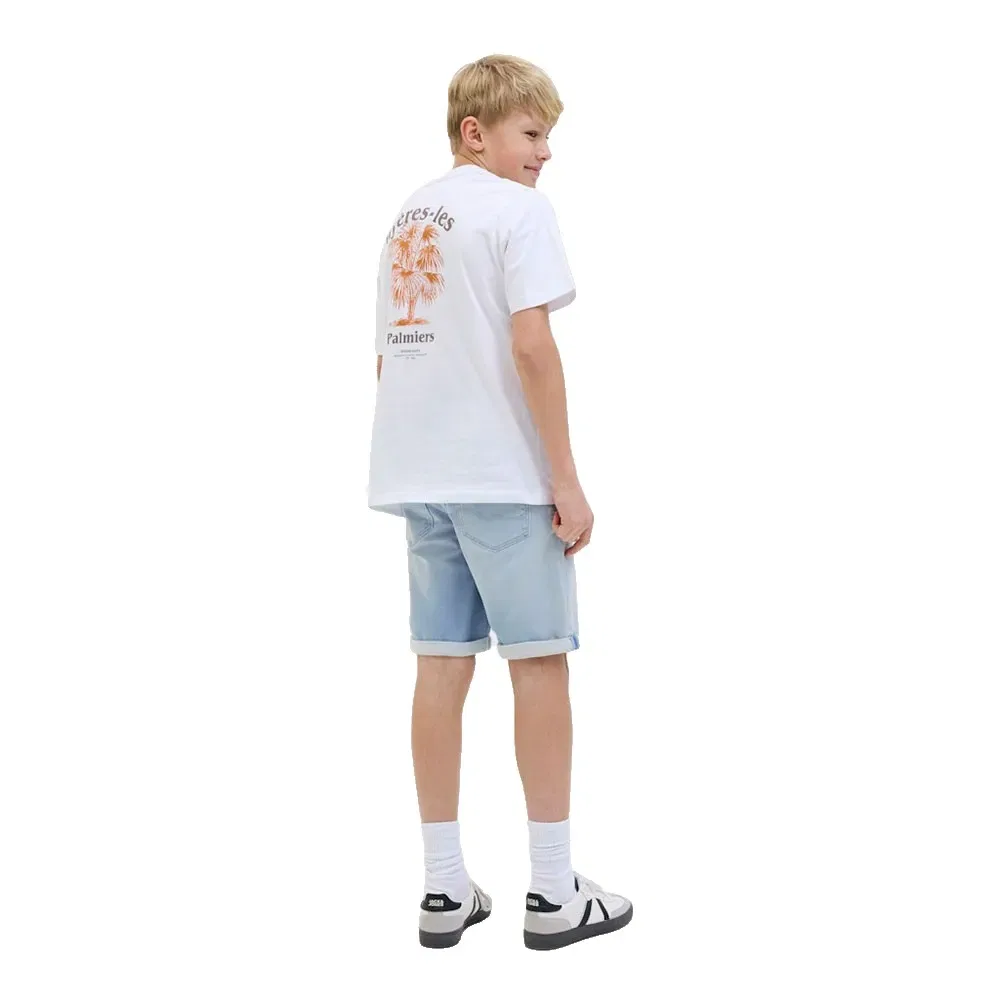Шорты джинсовые Rick Icon 118 Junior Jack & Jones, синий — фото 2
