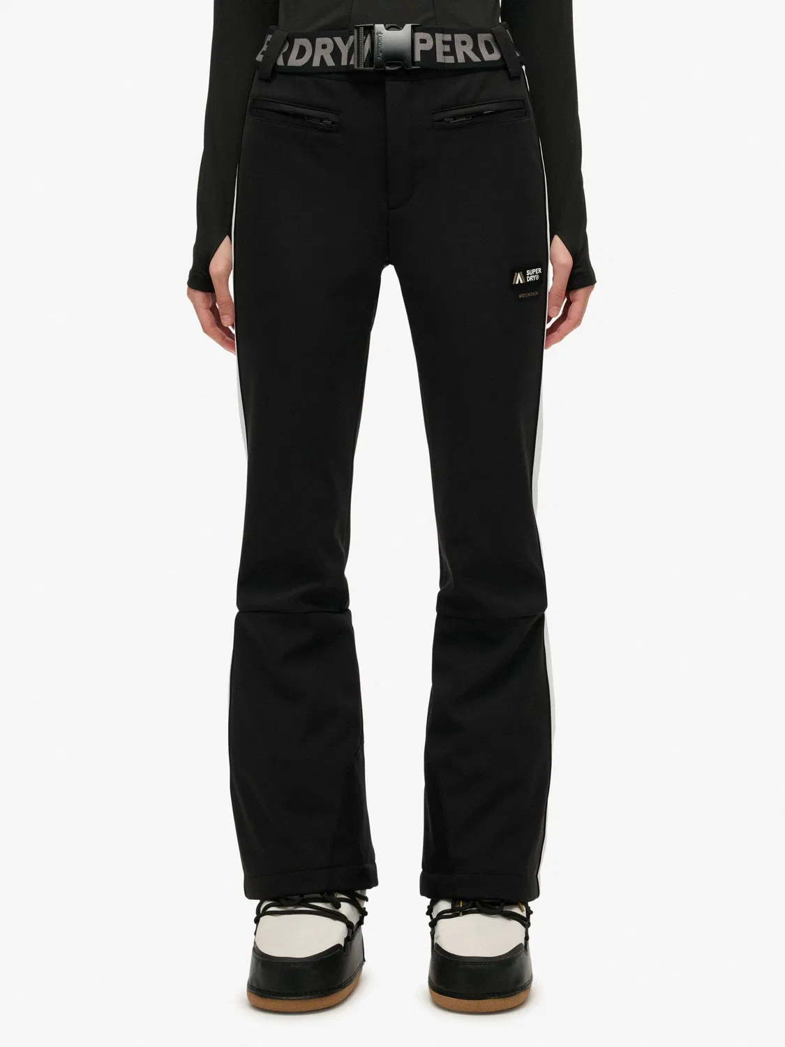 Брюки лыжные Luxe Ski Pants Superdry, черный — фото 2