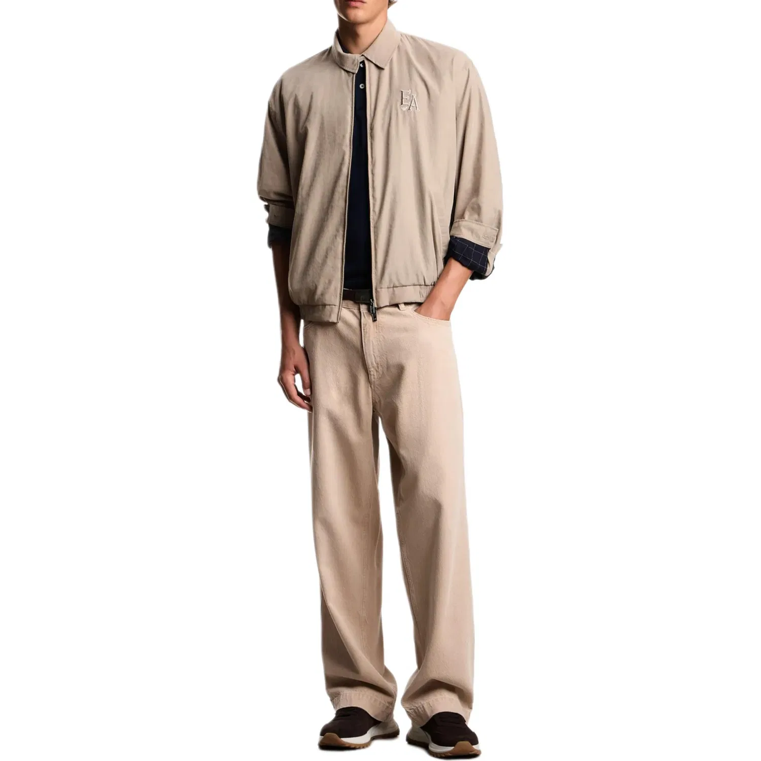 Мужская куртка Emporio Armani, Light Brown — фото 4