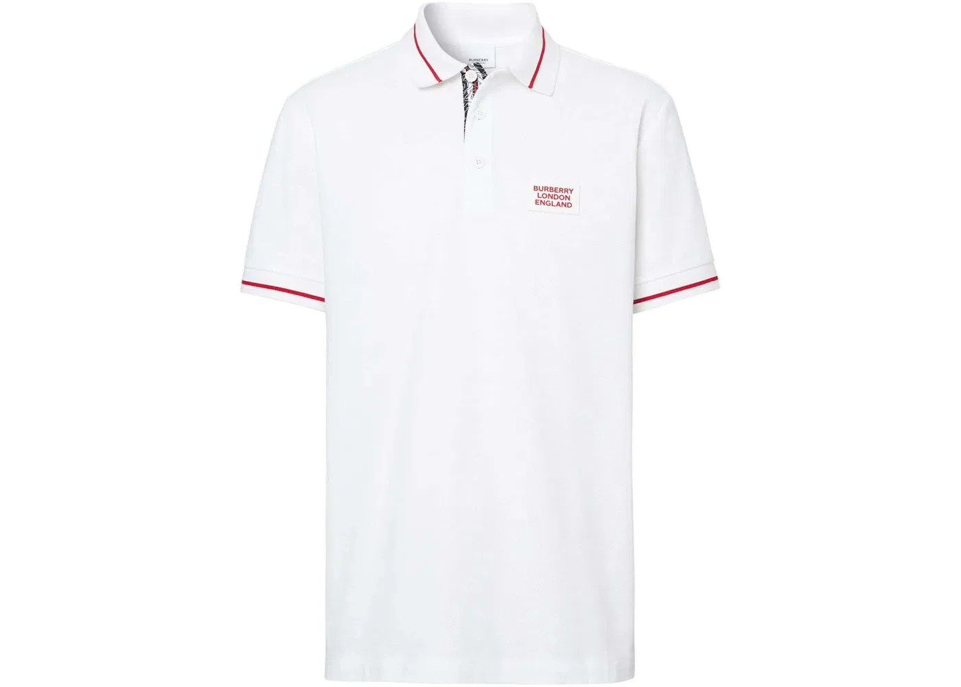 Мужское поло Polo Burberry, White