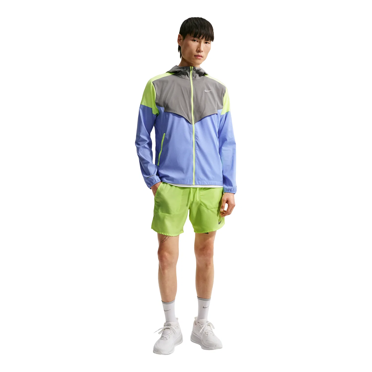 Мужские беговые шорты с подкладкой Nike Stride Dri-FIT 7-дюймовые Bolt Ice, Желтый