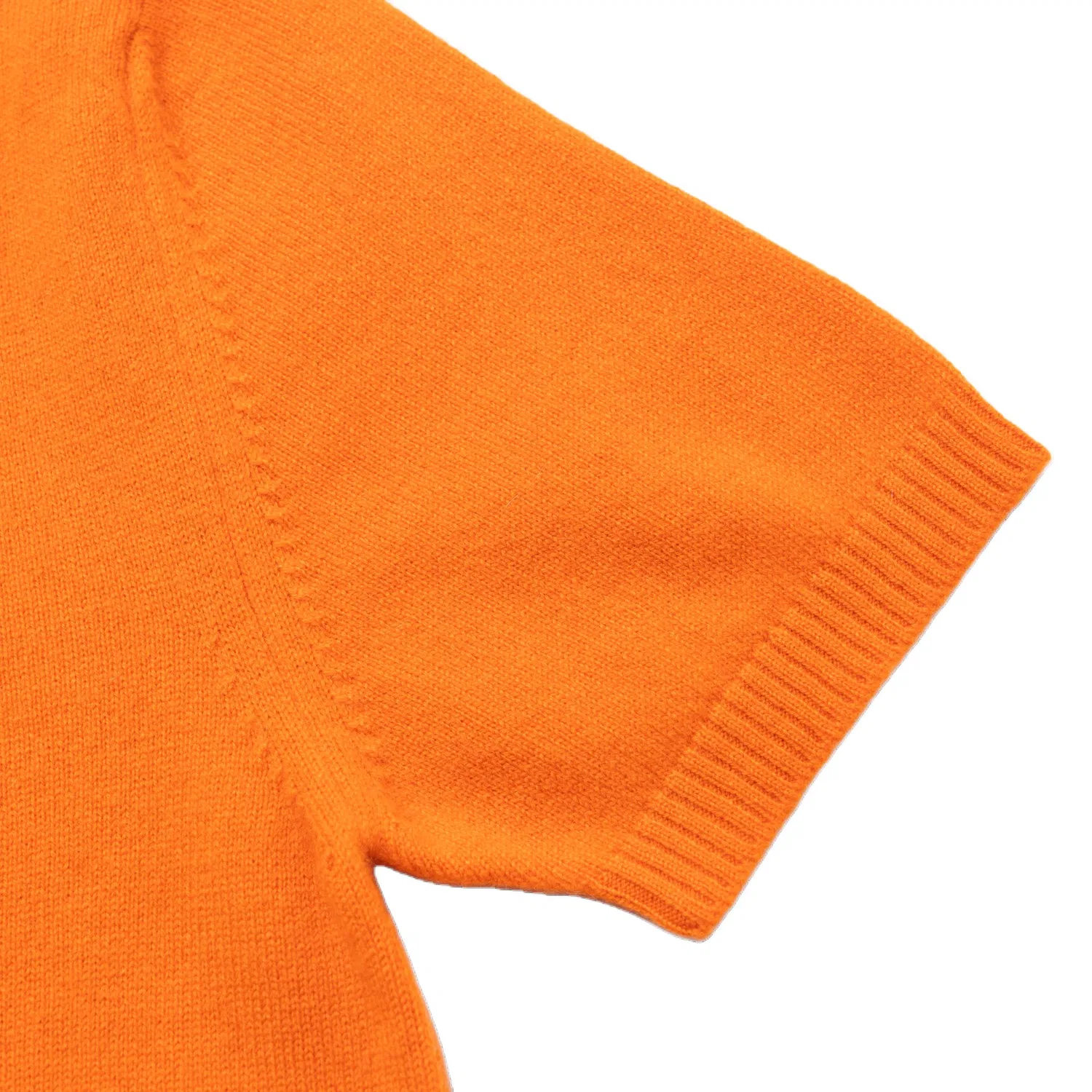 Женский кашемировый свитер с круглым вырезом Orange MIU MIU, Orange — фото 4