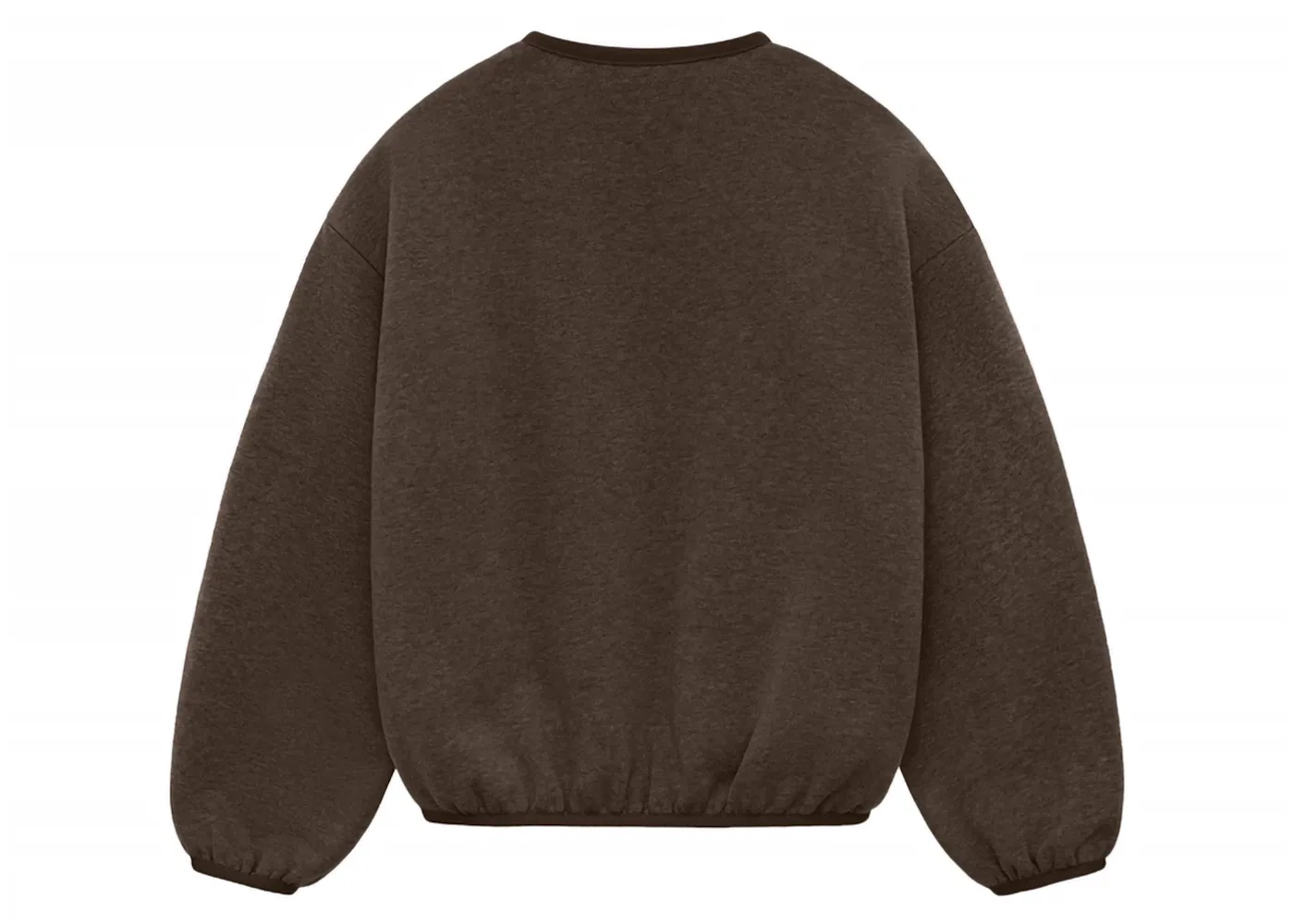 Детский свитшот с принтом Essentials Core Collection Crewneck Fear of God, Heather Wood — фото 2