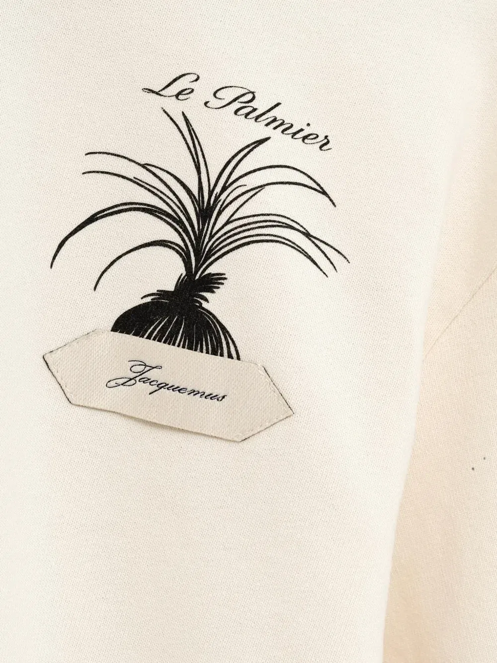 Футболка «Пальмира» Jacquemus, бежевый — фото 3