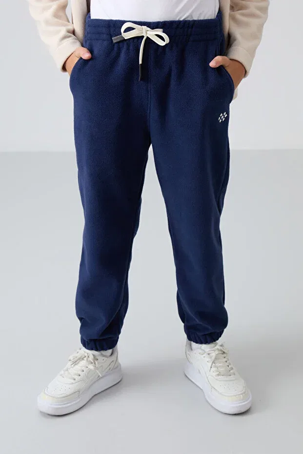 Детские спортивные штаны для мальчиков с вышивкой Tommy Life, Navy Blue — фото 3