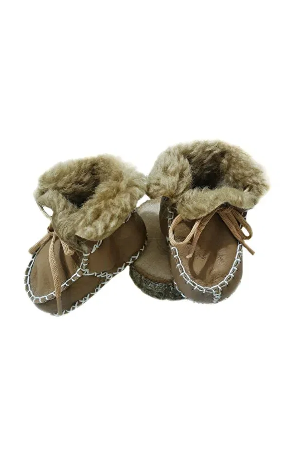 Детские пинетки для девочек с кружевной шнуровкой Onten, Brown
