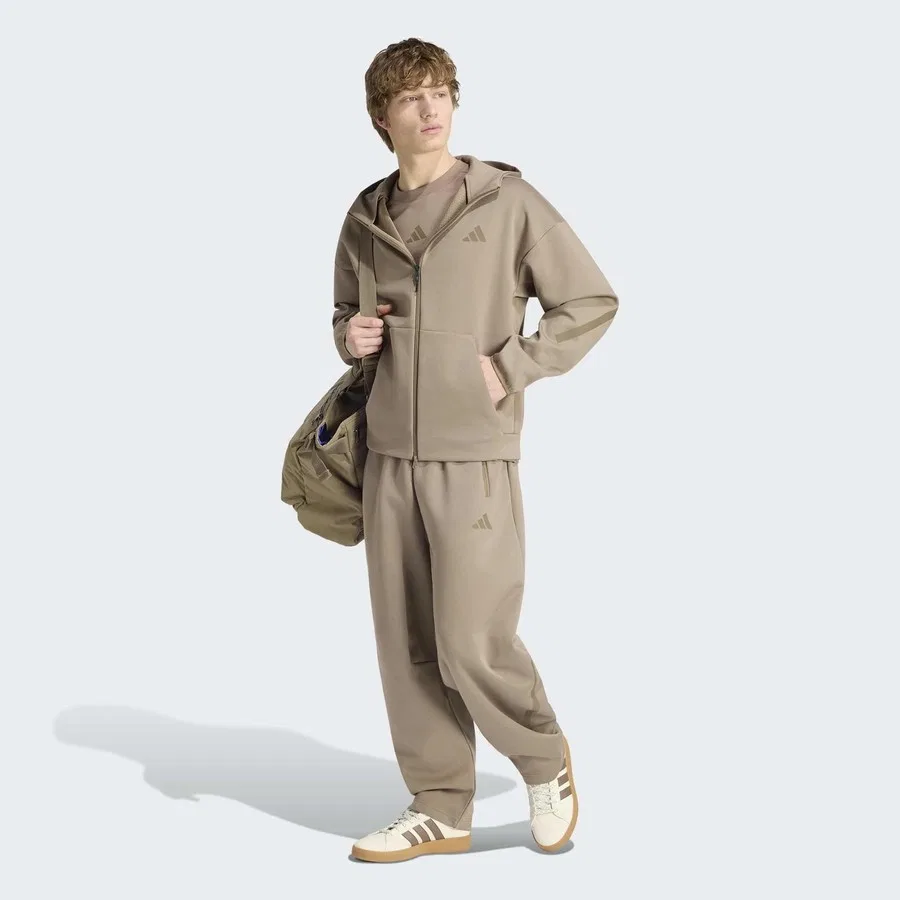 Мужская куртка с длинным рукавом Z.n.e. adidas, Кремовый — фото 3