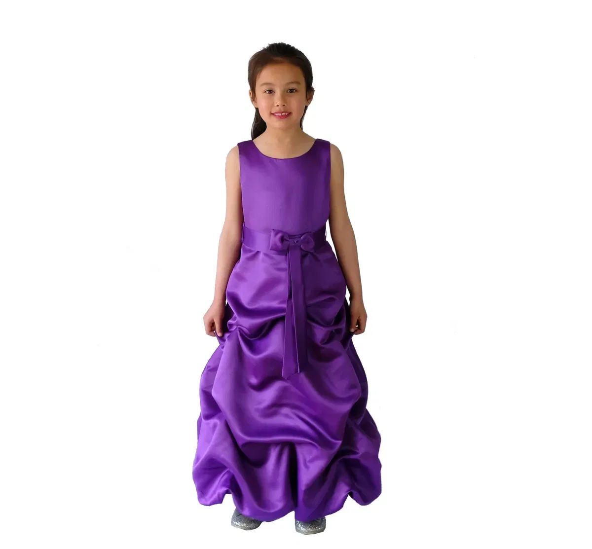 Детское платье для девочек Bridesmaid Flower Girl Cinda, Purple