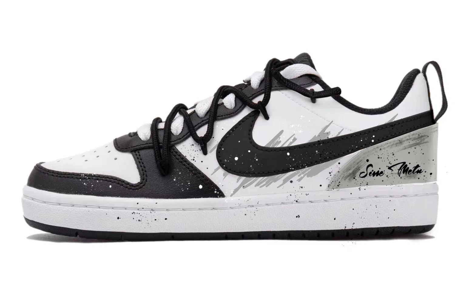 Детские кроссовки для скейтбординга Dunk Black Gray Nike