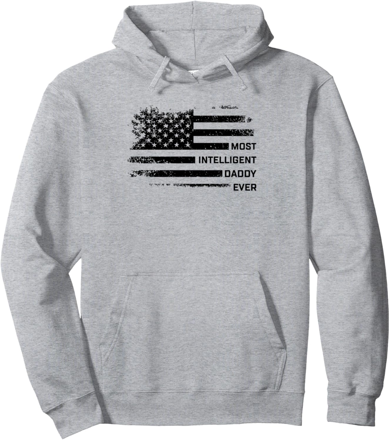 

Самый умный папа на свете - Толстовка ко Дню отца Patriotic Father'S Day Ideas, серый