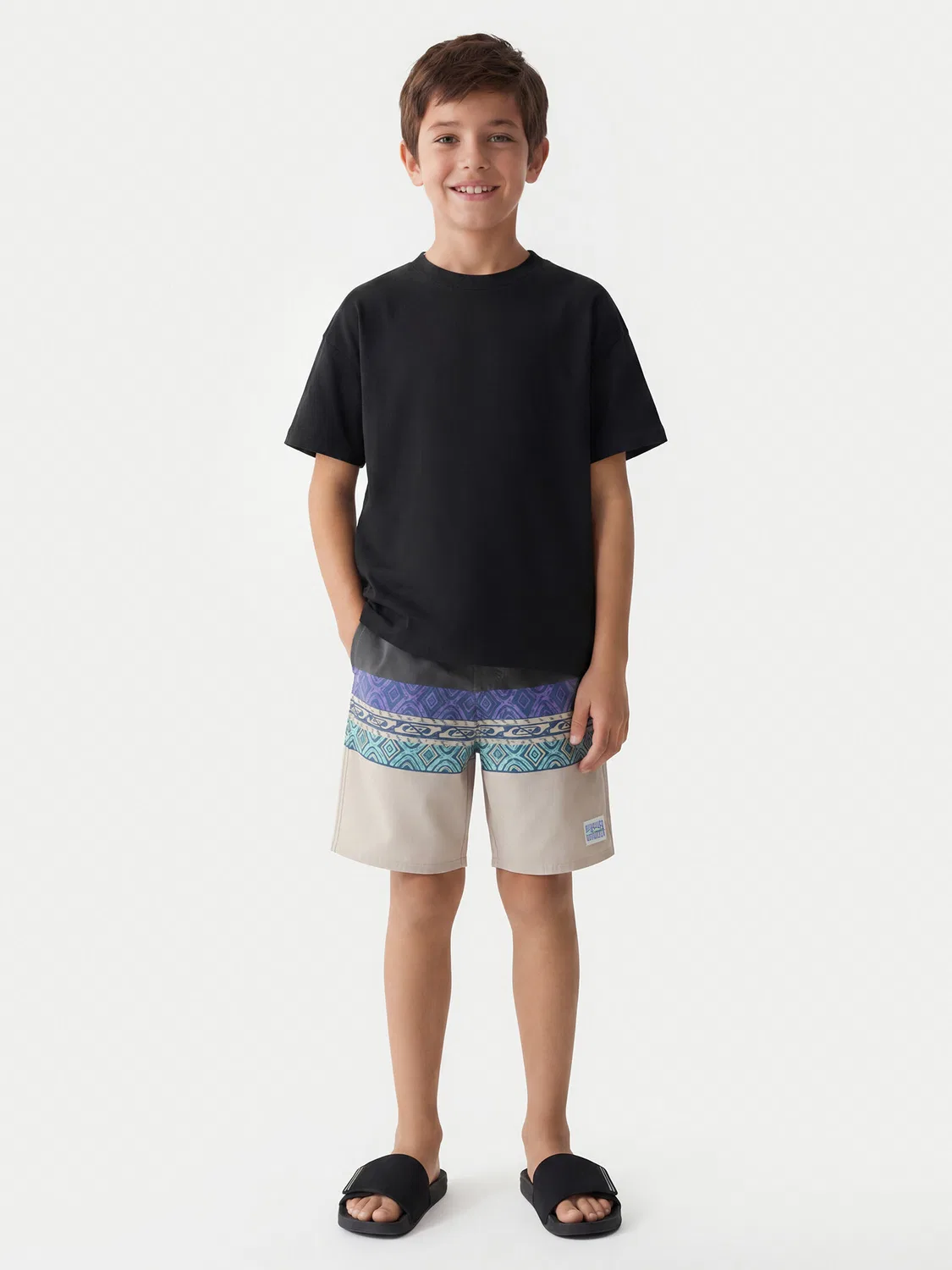 Плавки-шорты стандартного кроя для мальчика Everyday Panel Quiksilver, разноцветный — фото 2