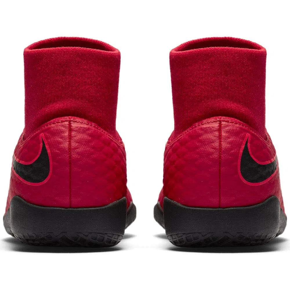 Детские футбольные бутсы для мальчиков Jr Hypervenomx Phelon 3 Df Ic NIKE, Rosso Universität Rot Schwarz Helles Karmesinrot 616 — фото 4