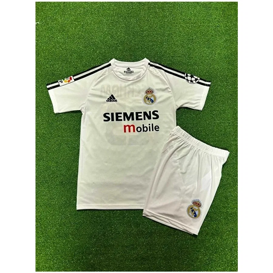 Детская футболка с принтом Real Madrid 2004/05 David Beckham Nostalgia, Белый Fair City — фото 2