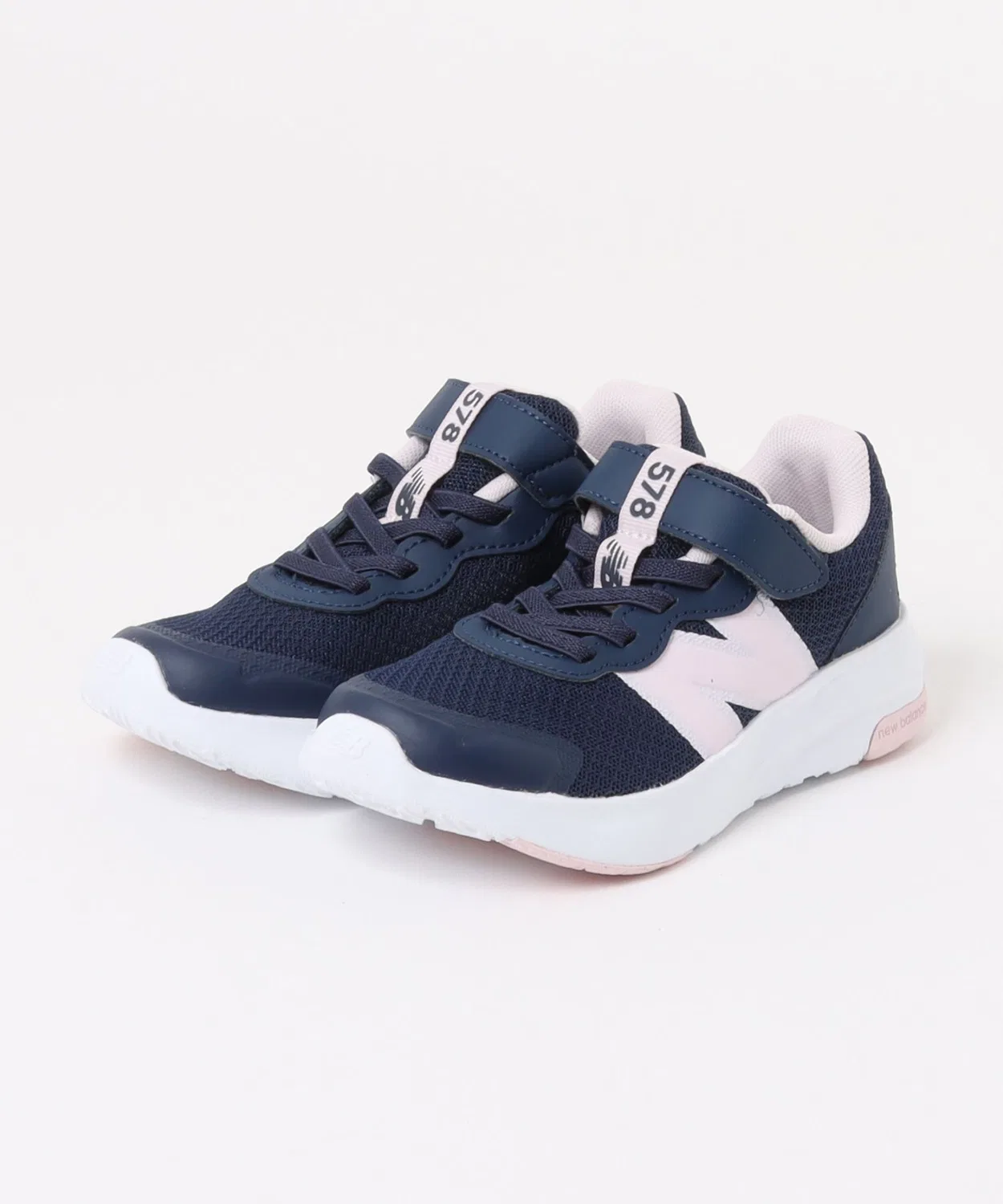 Детские кроссовки с липучкой и шнурками P578 New Balance, Blue