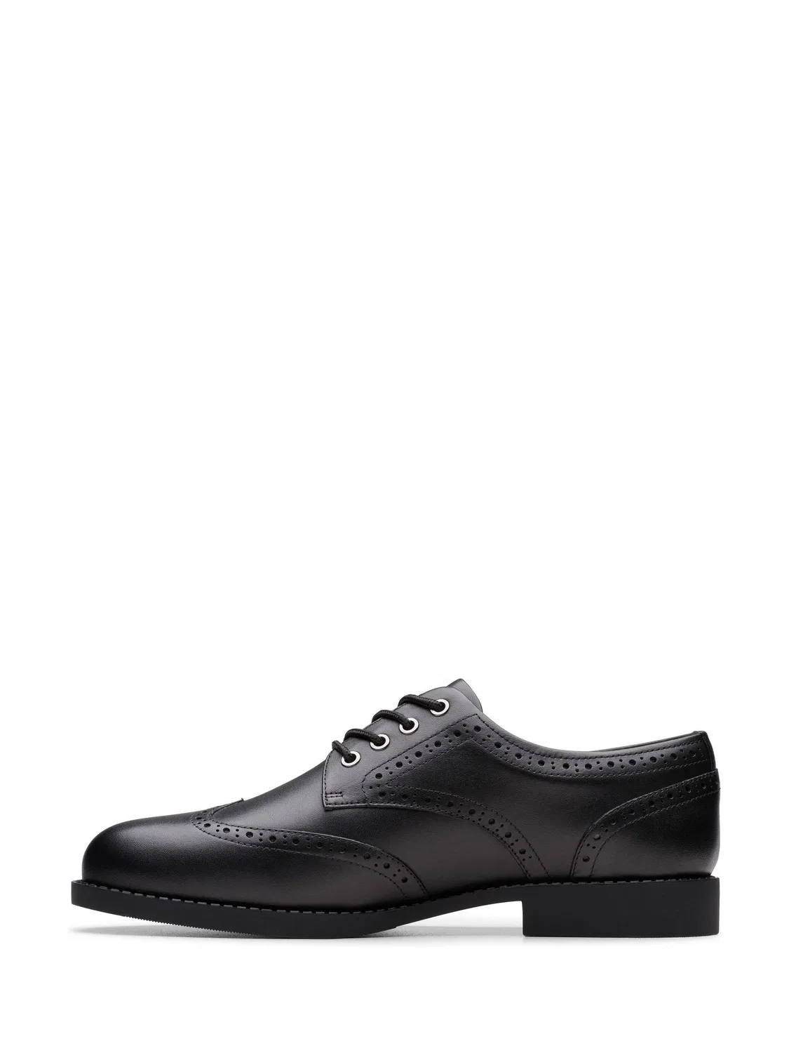 Броги Clarks Tapa Pure, кожаные, черные, широкая полнота G — фото 2