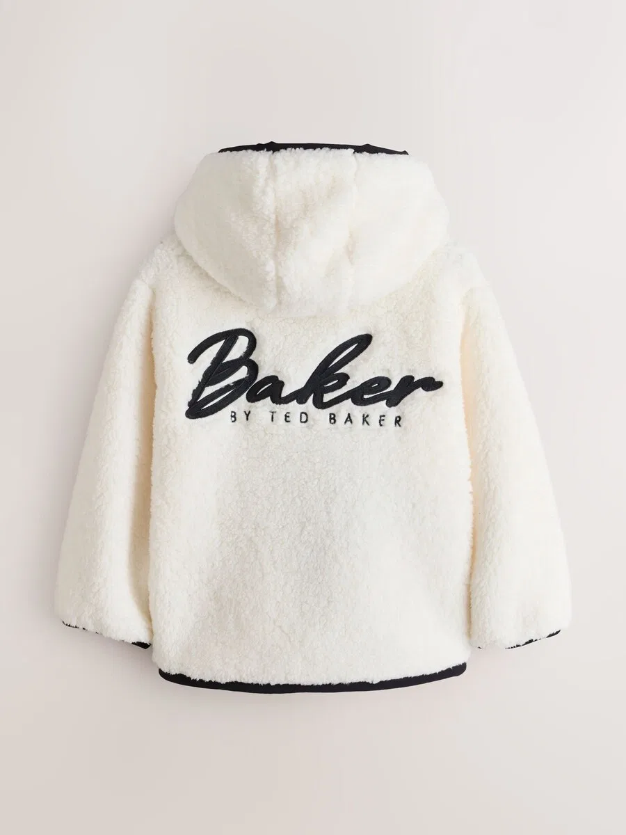 Куртка Baker by Ted Baker межсезонья кремового цвета — фото 3