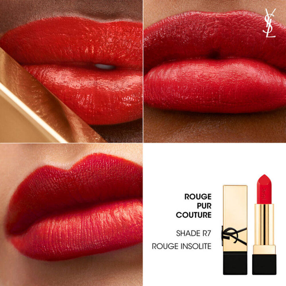 Помада для губ Yves Saint Laurent Rouge Pur Couture, R7 Rouge Insolite, 3,8 г — фото 2