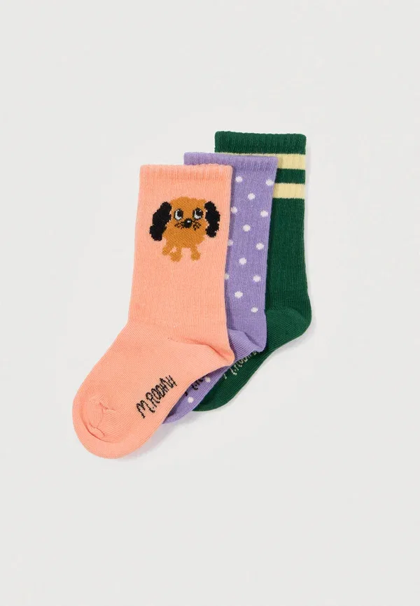 Носки комплект 3 пары хлопок Mini Rodini Multi-colored, мультиколор