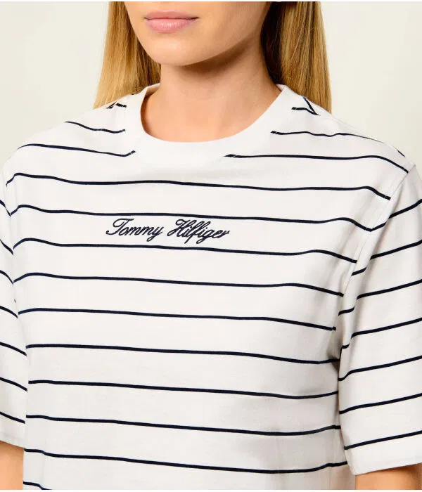 Женская футболка свободного кроя Tommy Hilfiger, Blu Marino — фото 4