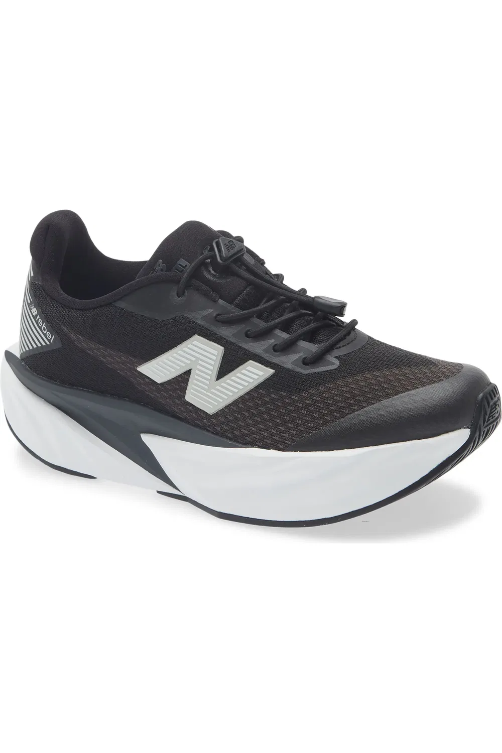 Кроссовки детские повседневные FuelCell Rebel New Balance, черно-белый