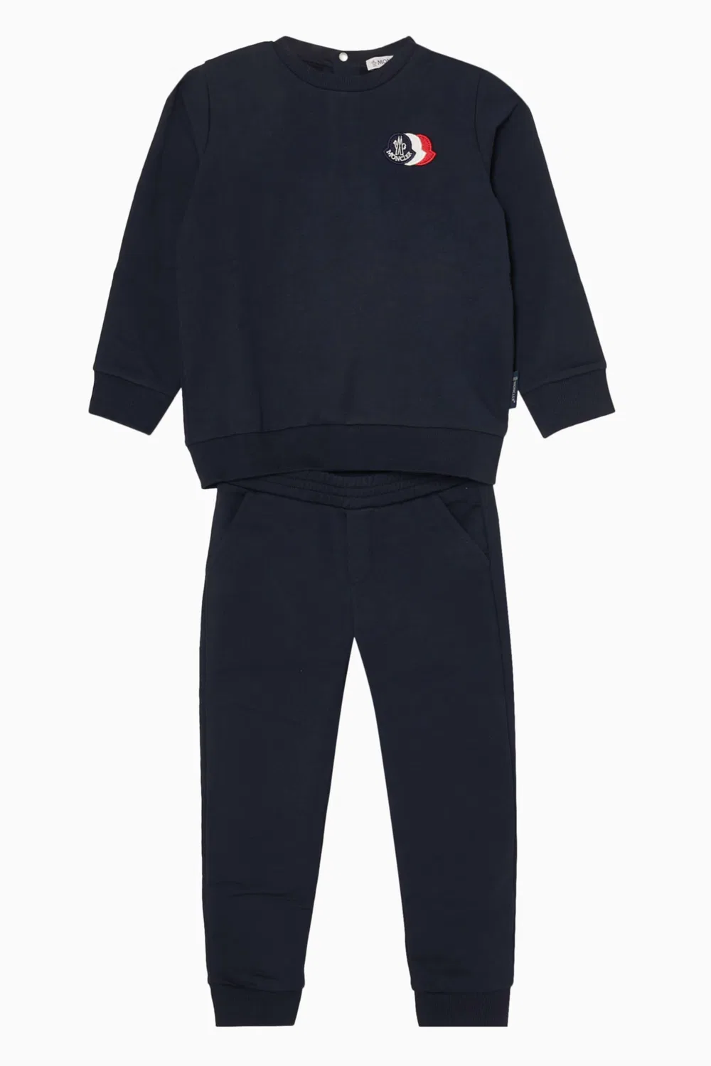 Комплект худи и штанов с логотипом Moncler Enfant