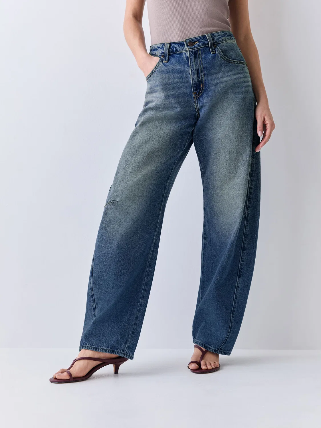 Джинсы с изогнутой штаниной, мешковатые Levi's, Most Wanted Blue — фото 2