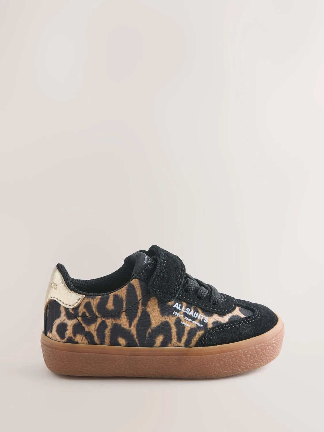 Кроссовки с леопардовым принтом Ripstop Gum Sole, All Saints, Leopard