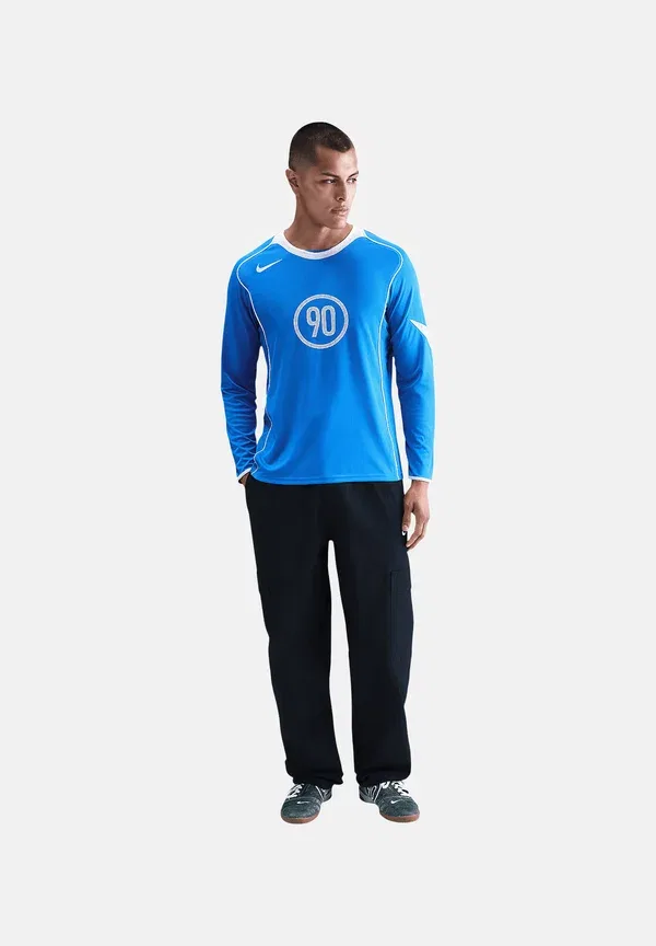 Толстовка Dri-fit T90 energy sweatshirt fussball Nike Performance White, синий — фото 2