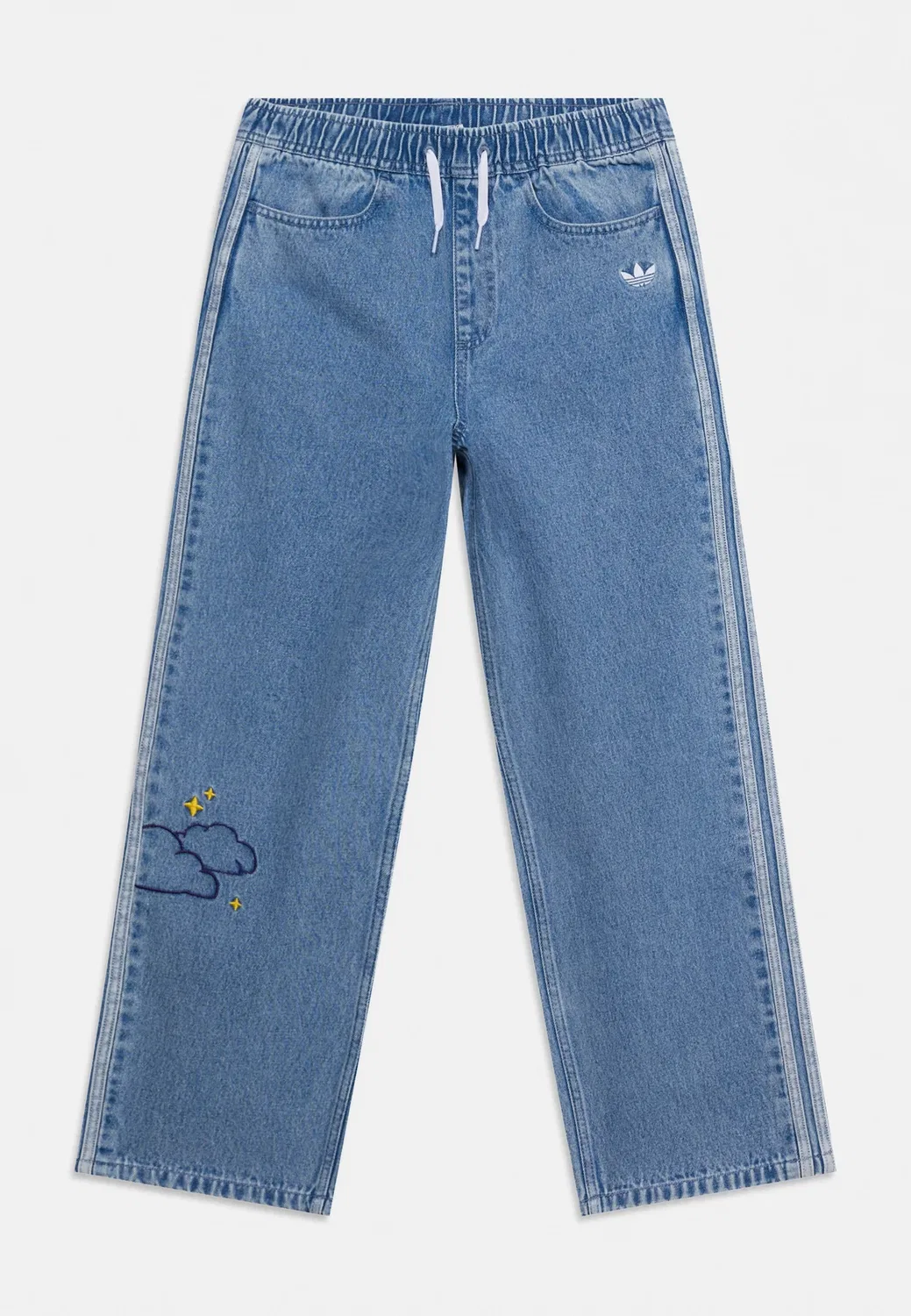 Брюки Care Bears - джинсы свободного кроя Adidas Originals, Light Denim — фото 3