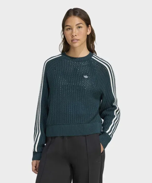 Трикотажная худи модель Crew, Adidas, цвета айвори