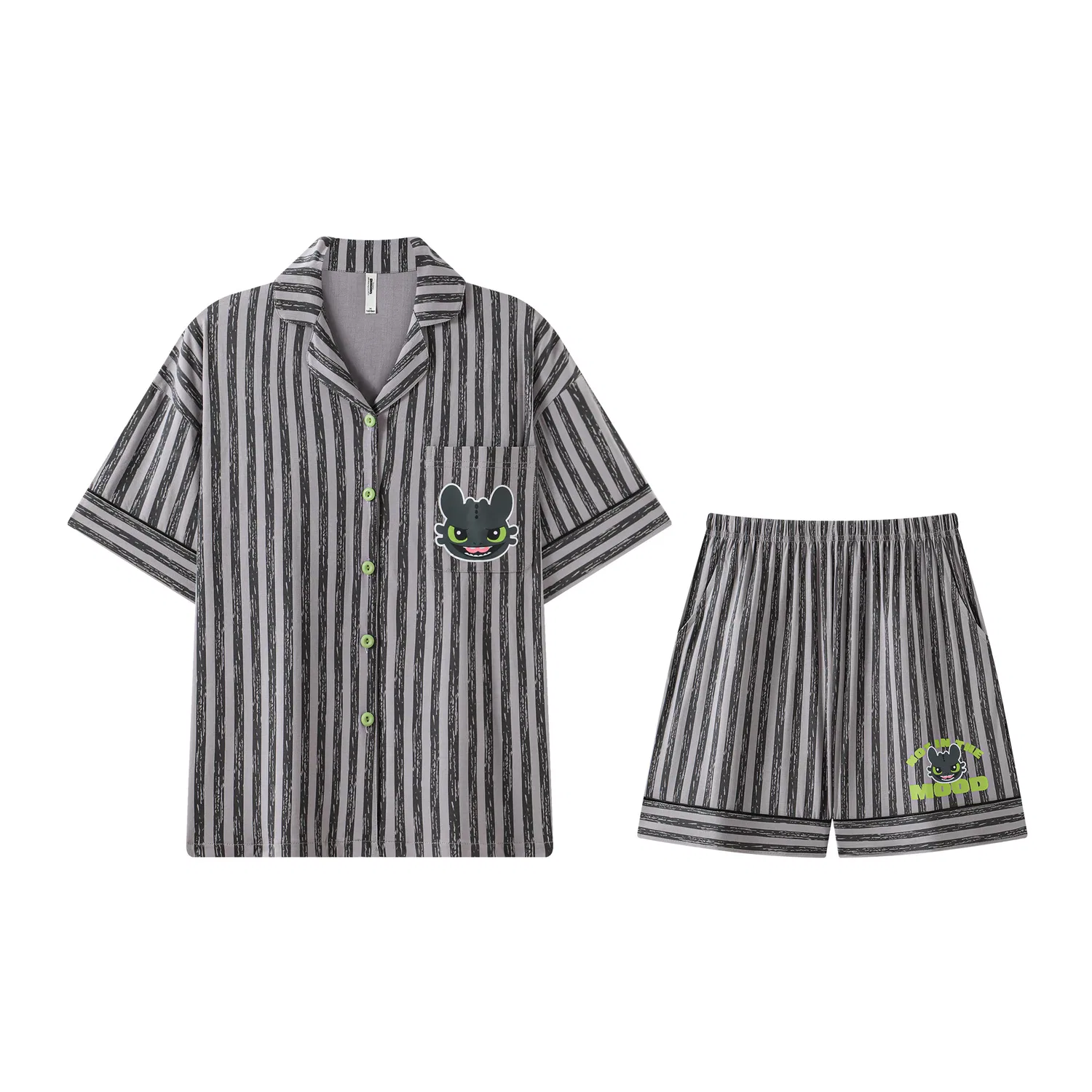 Детский комплект пижам с принтом x Universal Studios Gongdie, Gray-Women's