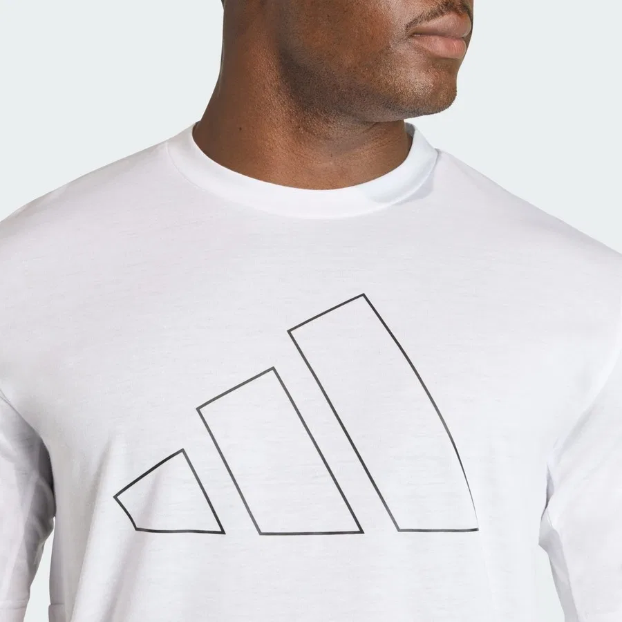 Футболка с коротким рукавом Workout Essentials Feelready Logo adidas, Белый — фото 4