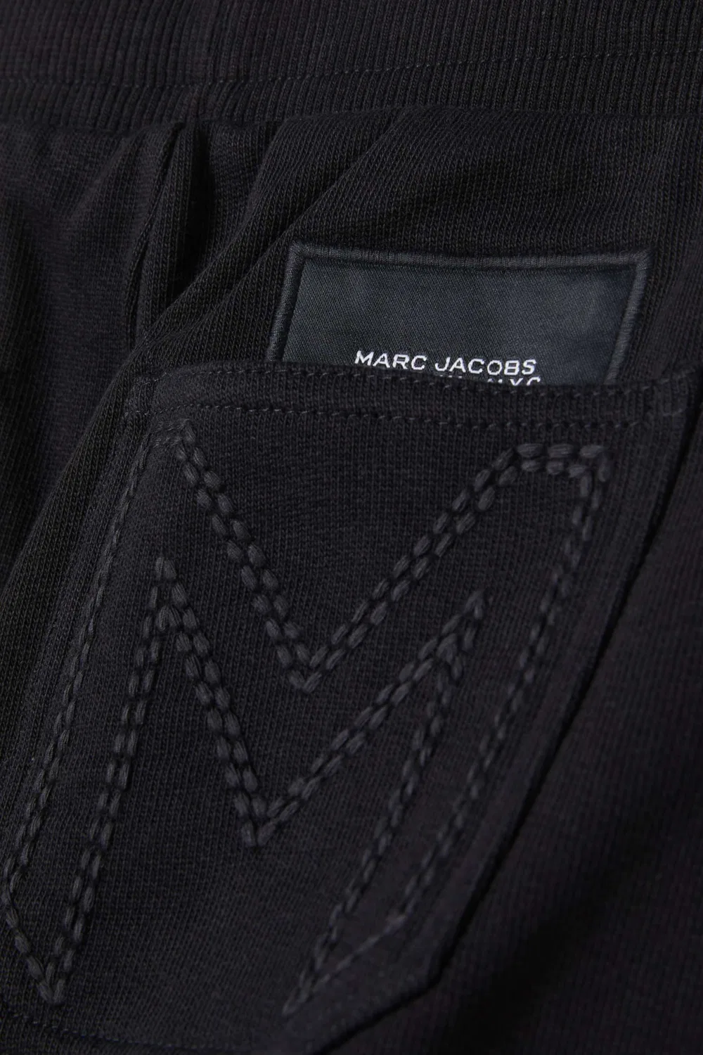 Брюки спортивные хлопковые Logo Tape MARC JACOBS — фото 4
