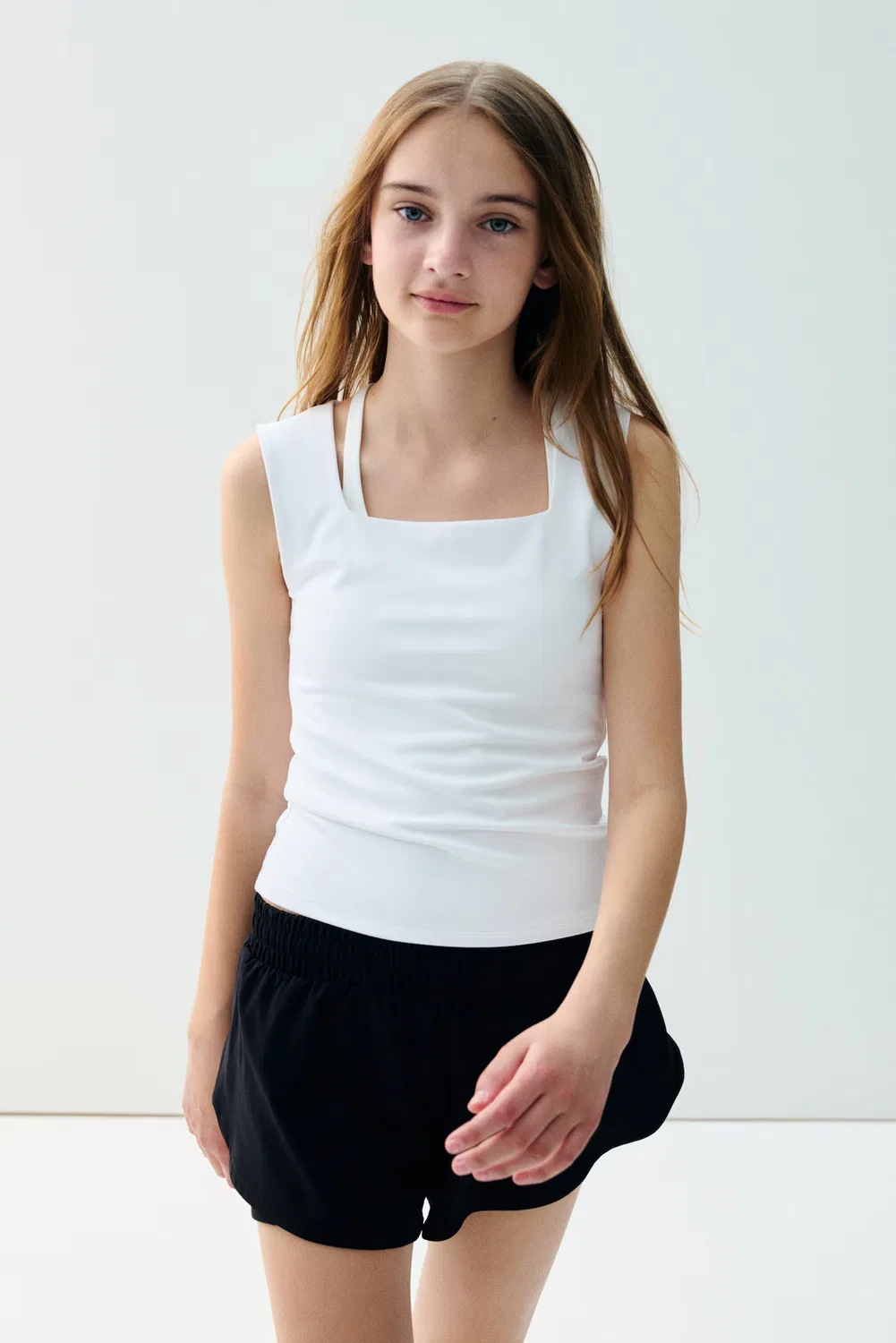 Спортивная майка с технологией Drymove H&M, Weiß — фото 2
