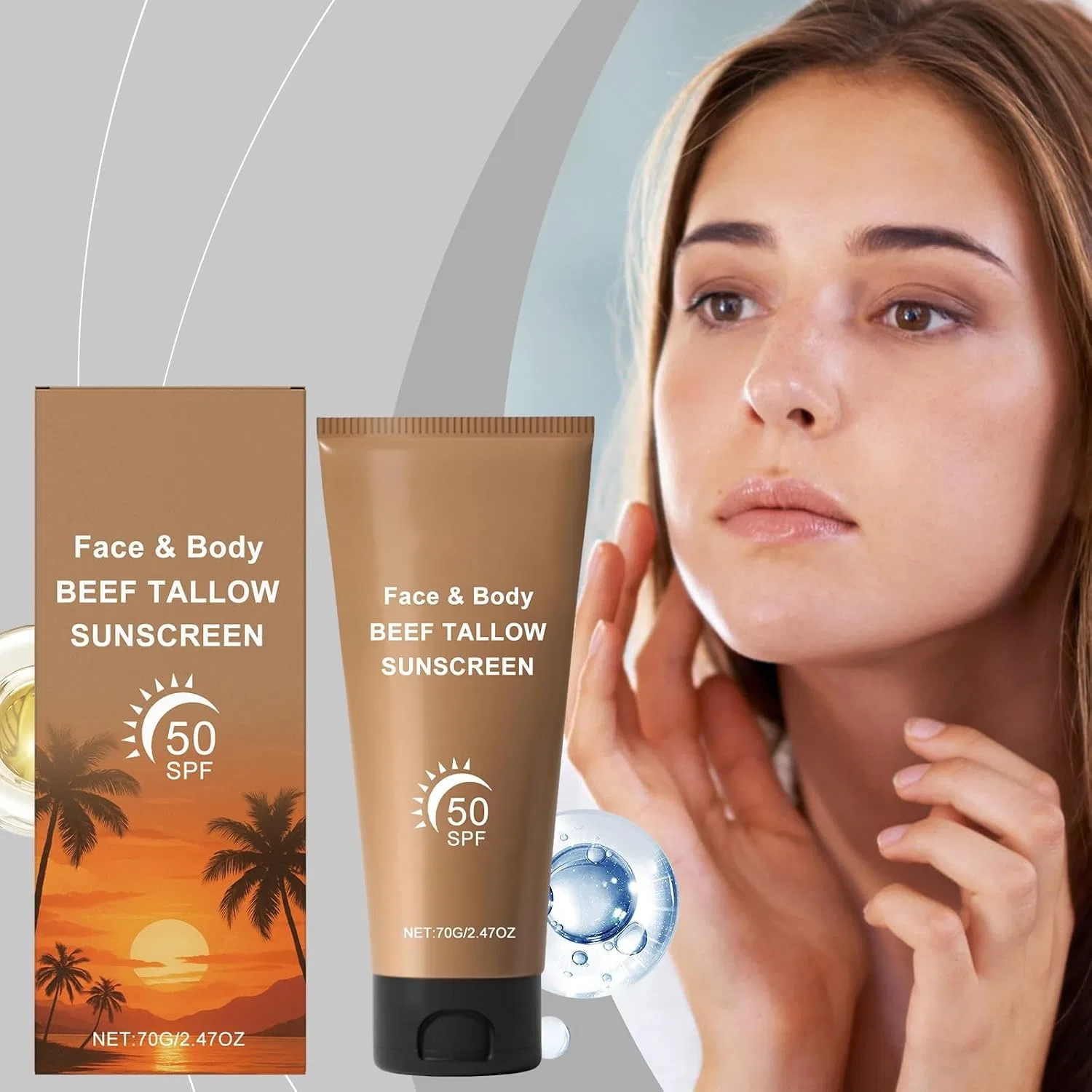 Солнцезащитный крем для лица и тела, SPF 50, Rubu22a, 50 г — фото 4