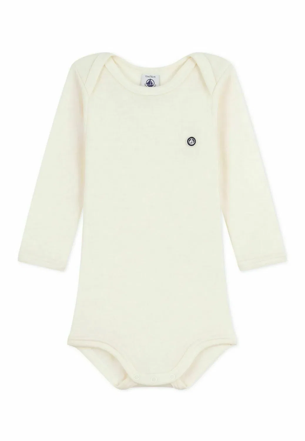 Унисекс - боди Petit Bateau, Ecru