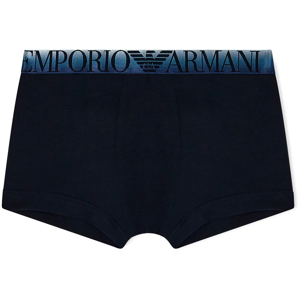 Мужские трусы-боксеры с принтом Emporio armani, Blue — фото 3