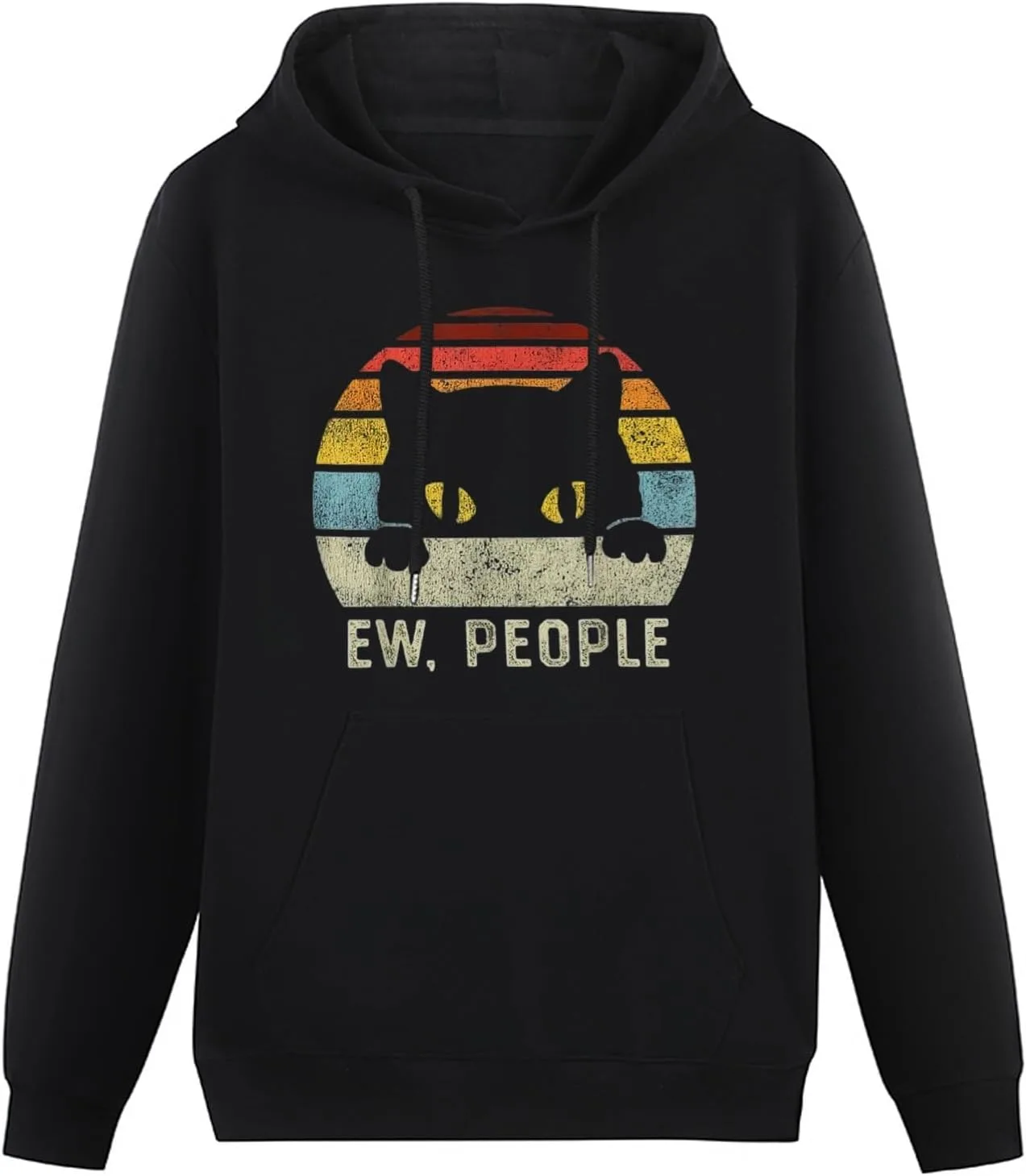 Толстовка с капюшоном Ew People, классическая, с карманом — фото 3