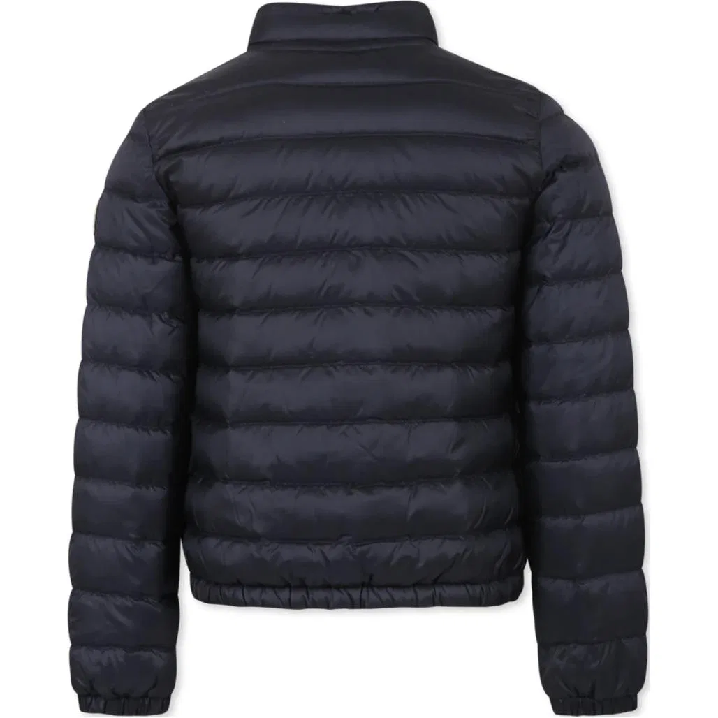 Детская куртка Moncler темно-синяя — фото 3