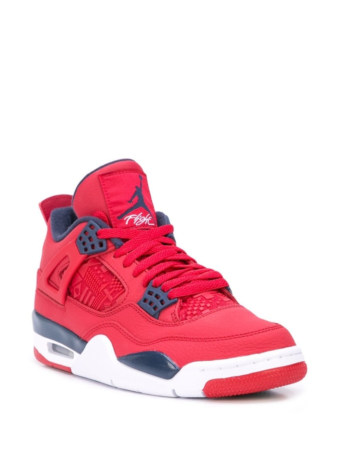 Кроссовки Air 4 Retro SE Fiba Jordan, красный — фото 2