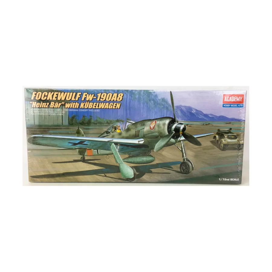 

Focke-Wulf Fw-190A8 - Heinz Bar с Kubelwagen, WWII Aircraft (1:72) (Academy Hobby)