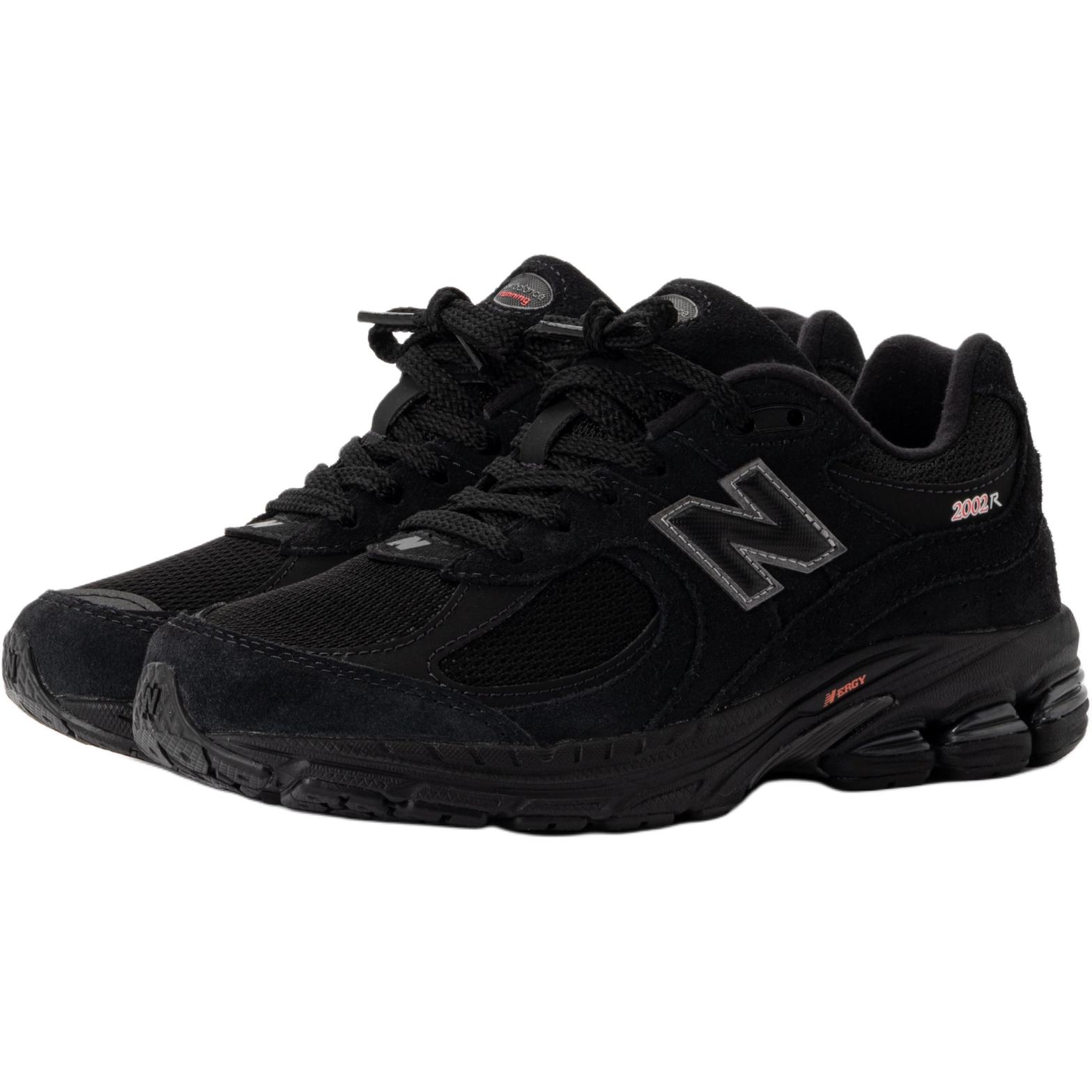 NB 2002 амортизация Low top детские беговые кроссовки New Balance, черный — фото 3