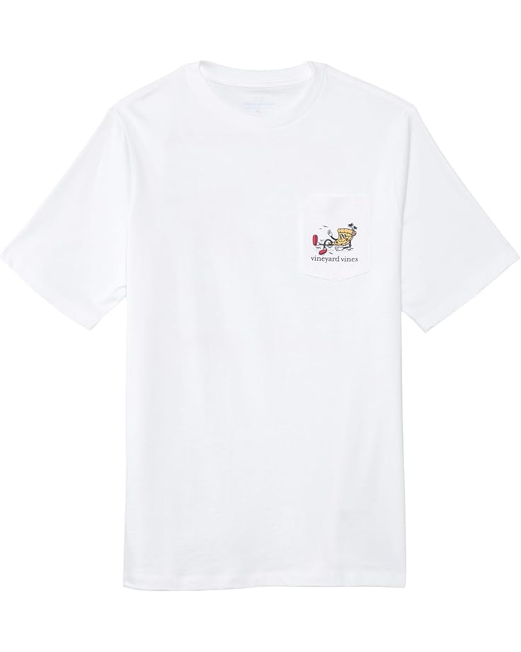 

Футболка Vineyard Vines Kids Hot N Fresh Short Sleeve Pocket Tee, цвет White Cap