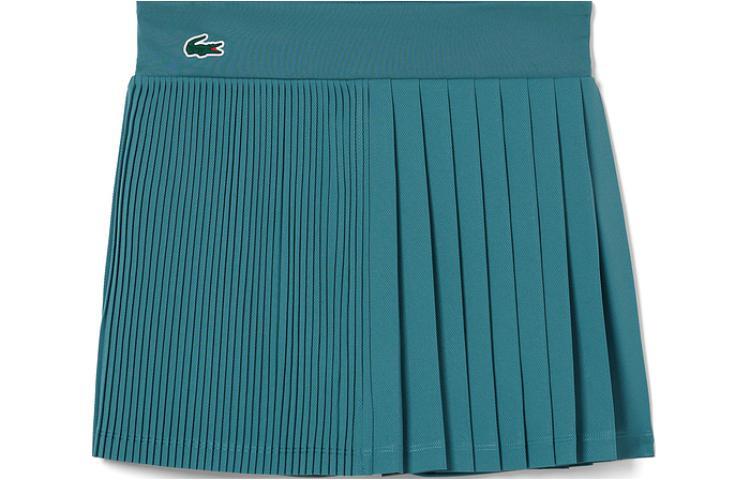 

Мини-юбка в складку с вышитым логотипом Lacoste