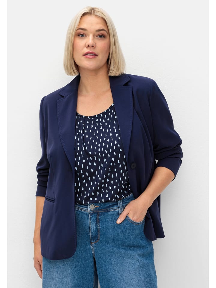 

Блейзер sheego, цвет tiefblau