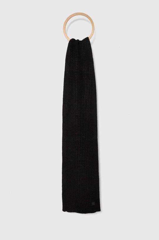 

Шарф из смесовой шерсти AllSaints, черный